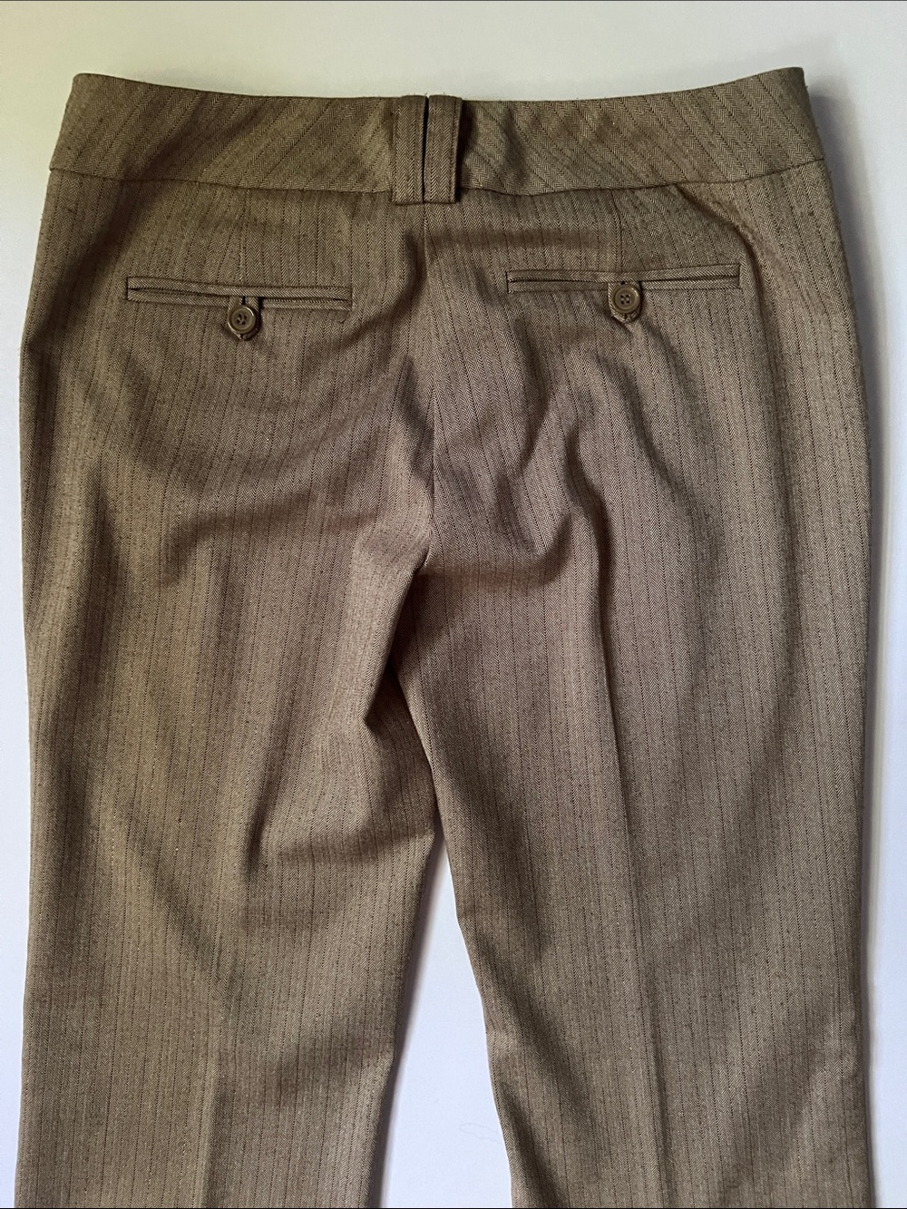 New York & Company Brown Pinstripe Dress Pants - Picture 4 of 4